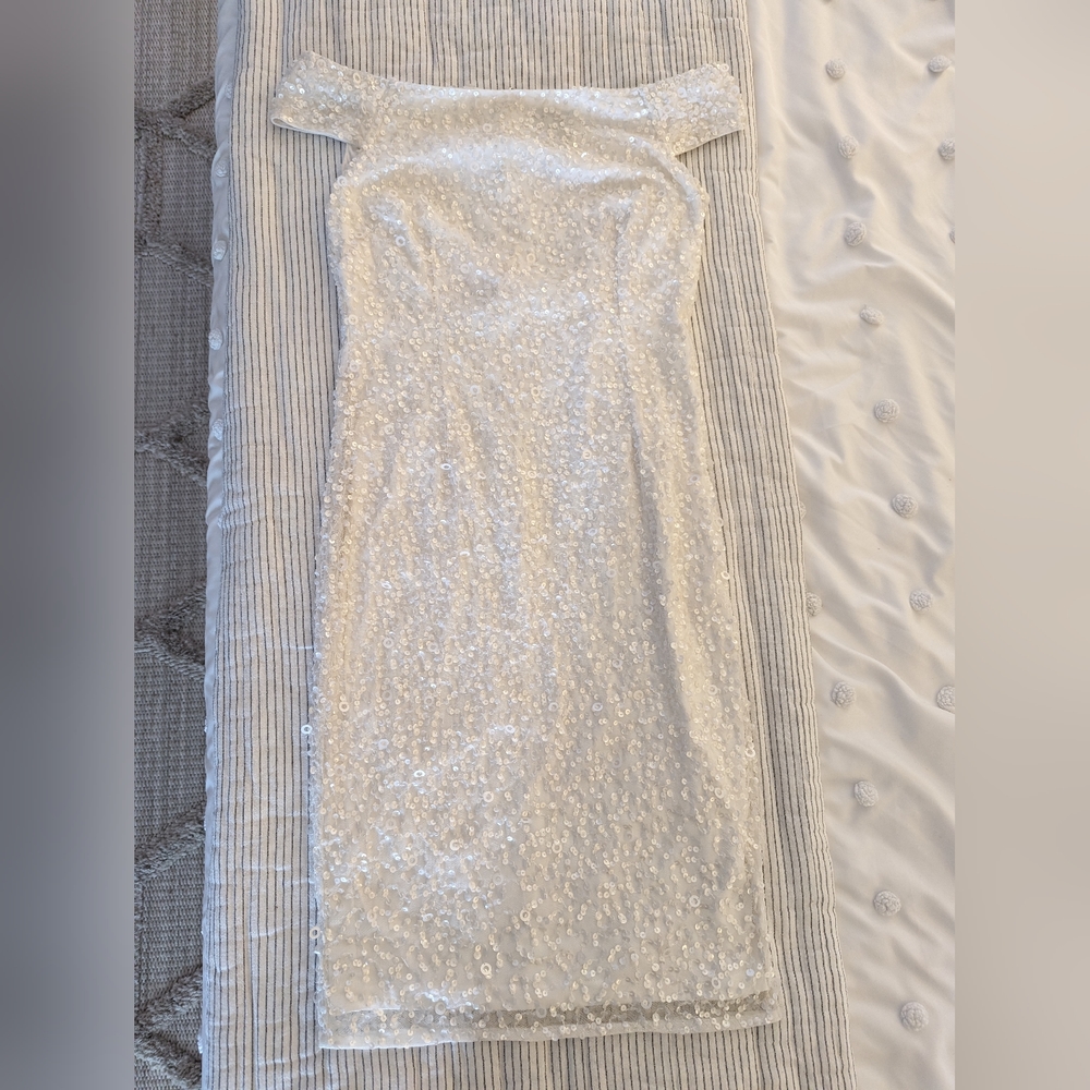 Adriana Papell white dress